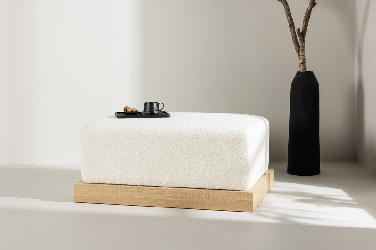 Ottoman 70X100X45 White