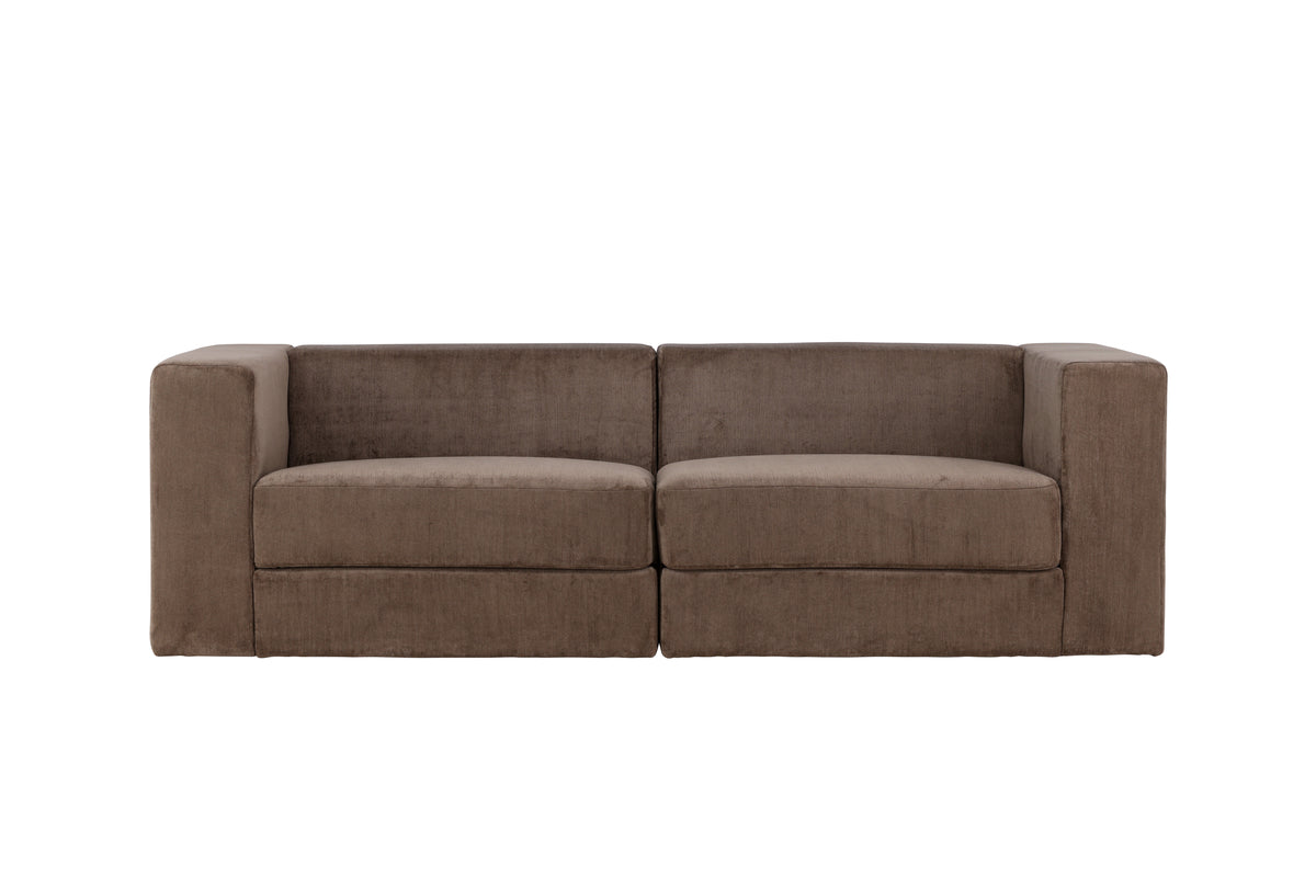 3-Seat Sofa Brown