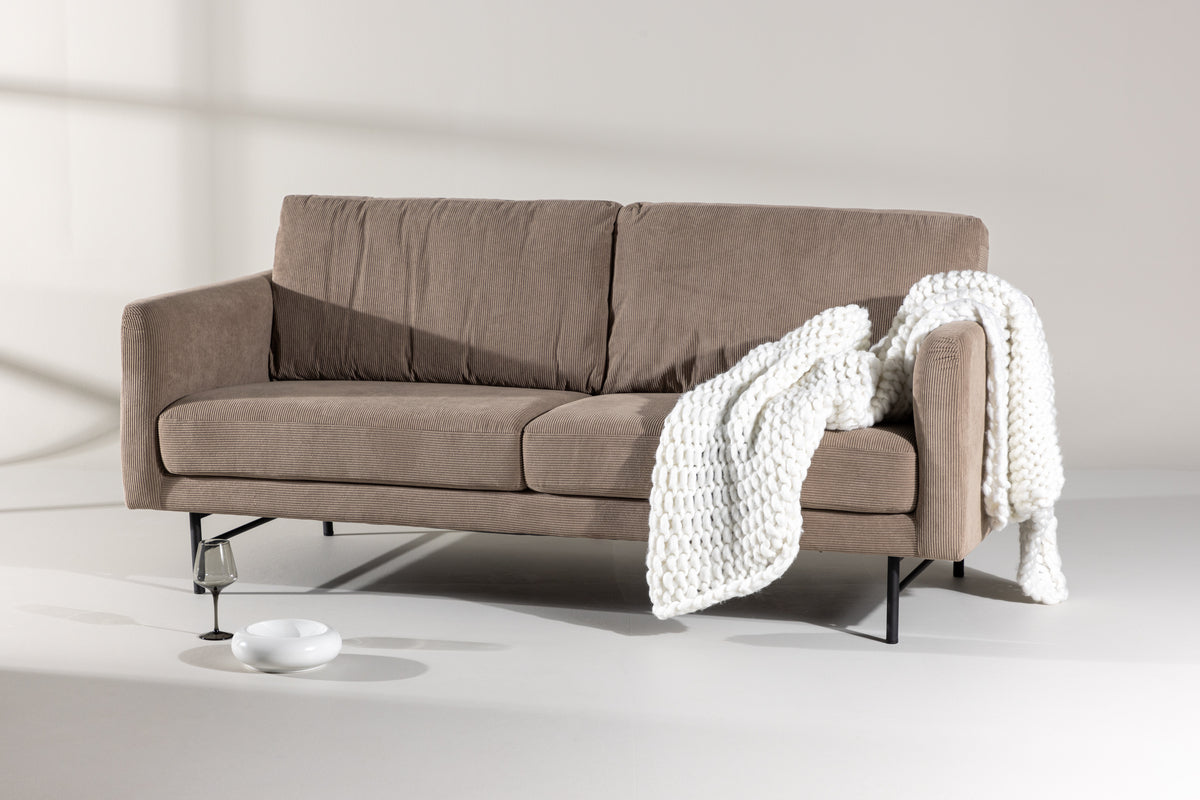 3-Seat Sofa Brown
