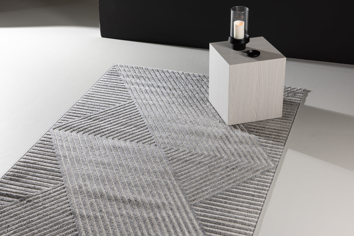 Rectangular Carpet 240 x 340 Grey