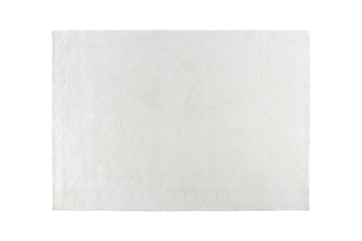 Rectangular Carpet 200 x 290 White