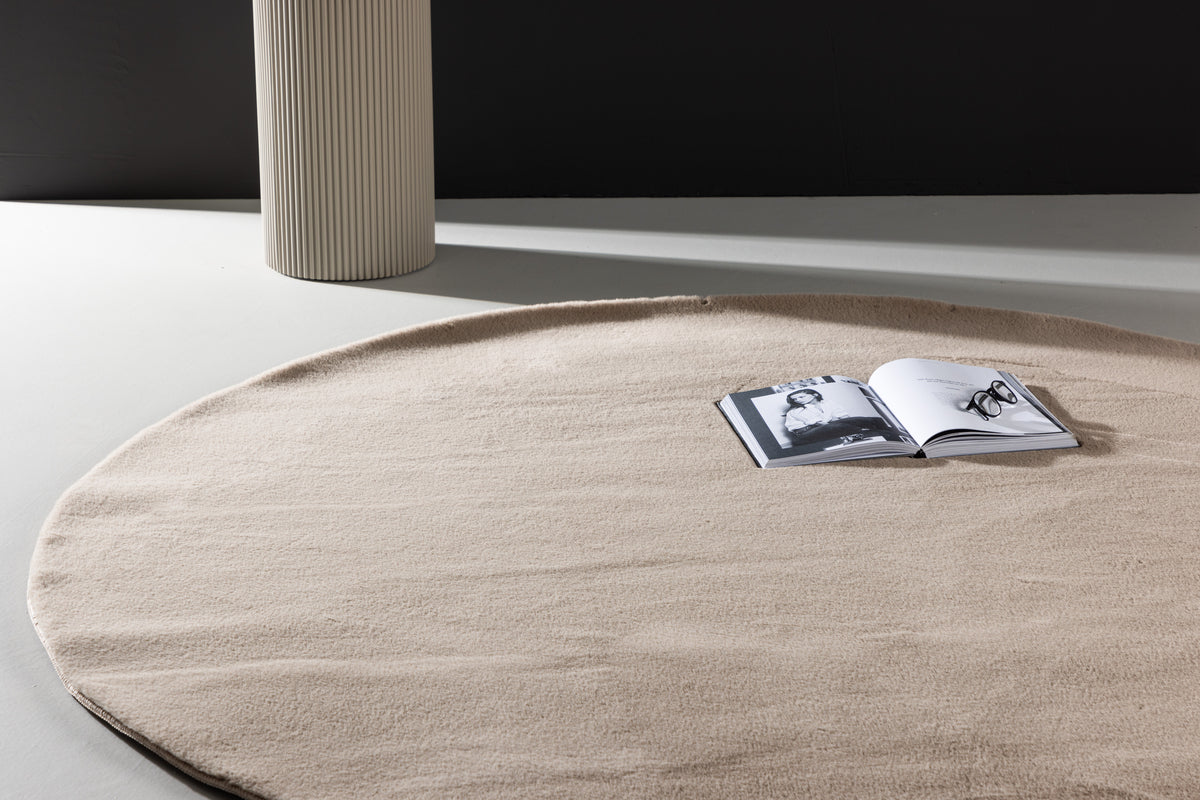 Round Carpet ⌀200 Beige