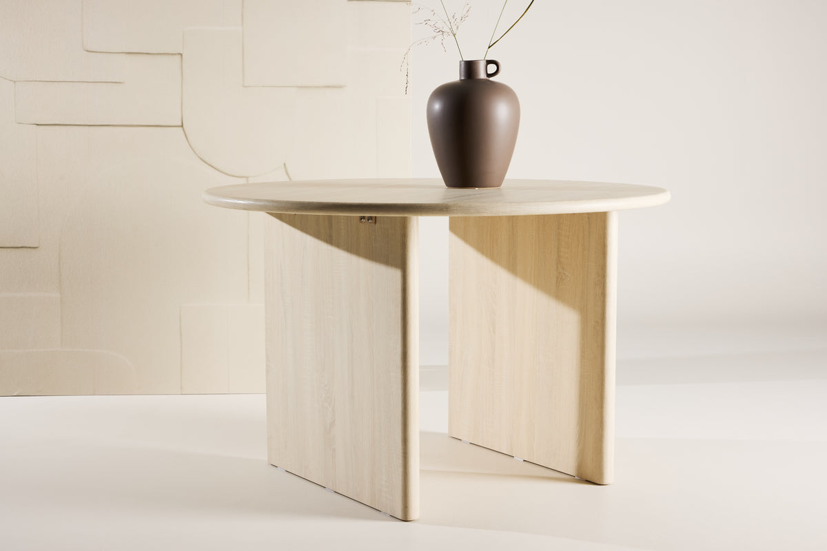 Round Dining Table ø120 Brown