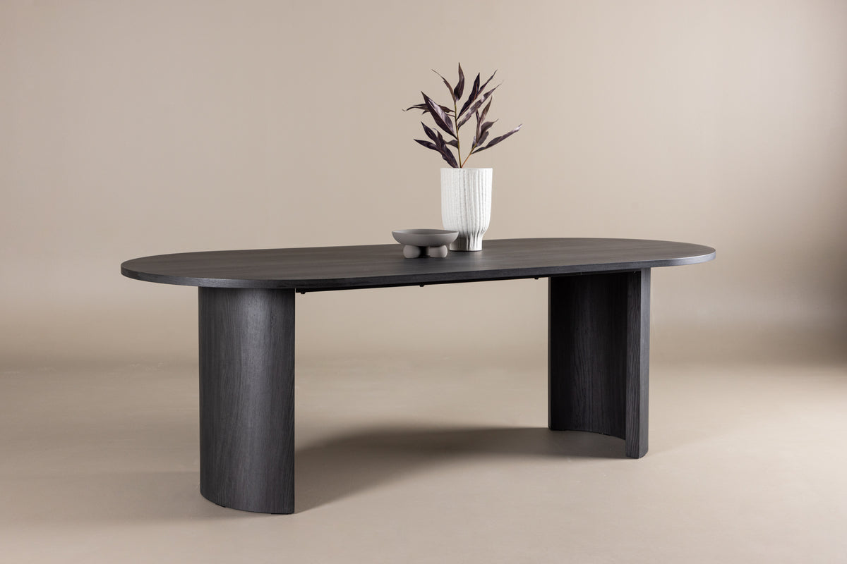 Rectangular Dining Table 220 x 100 x 75 Black