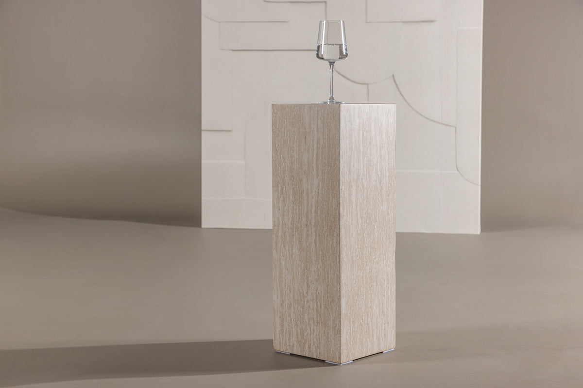 Side Table 23 x 23 x 65 Beige