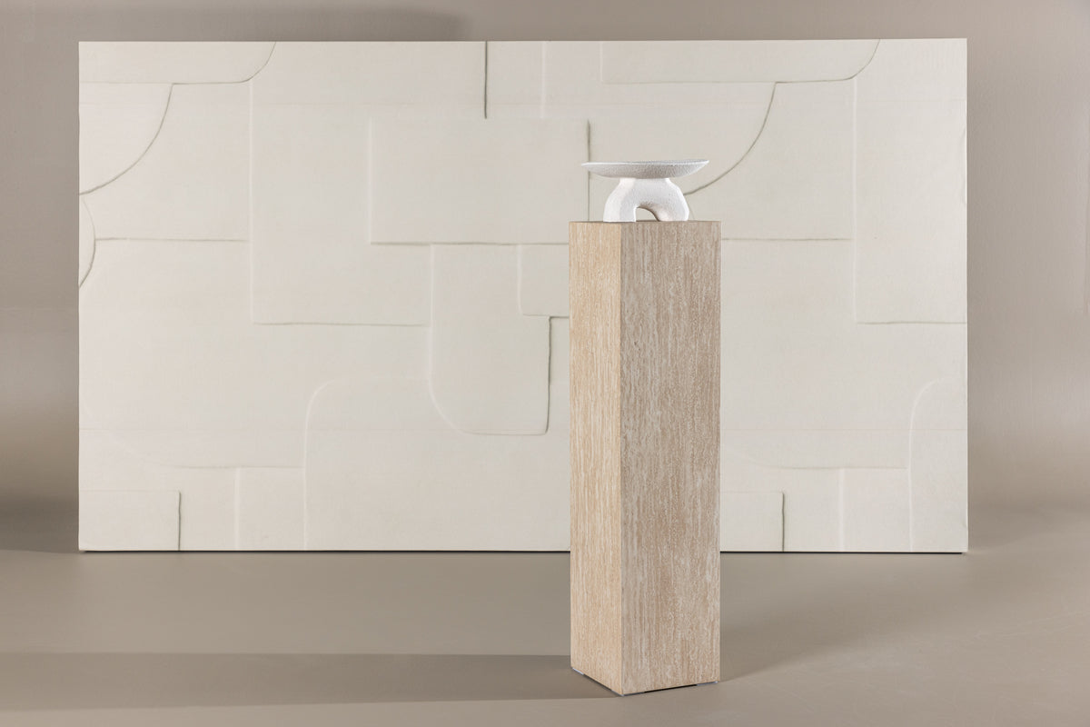Side Table 23 x 23 x 95 Beige