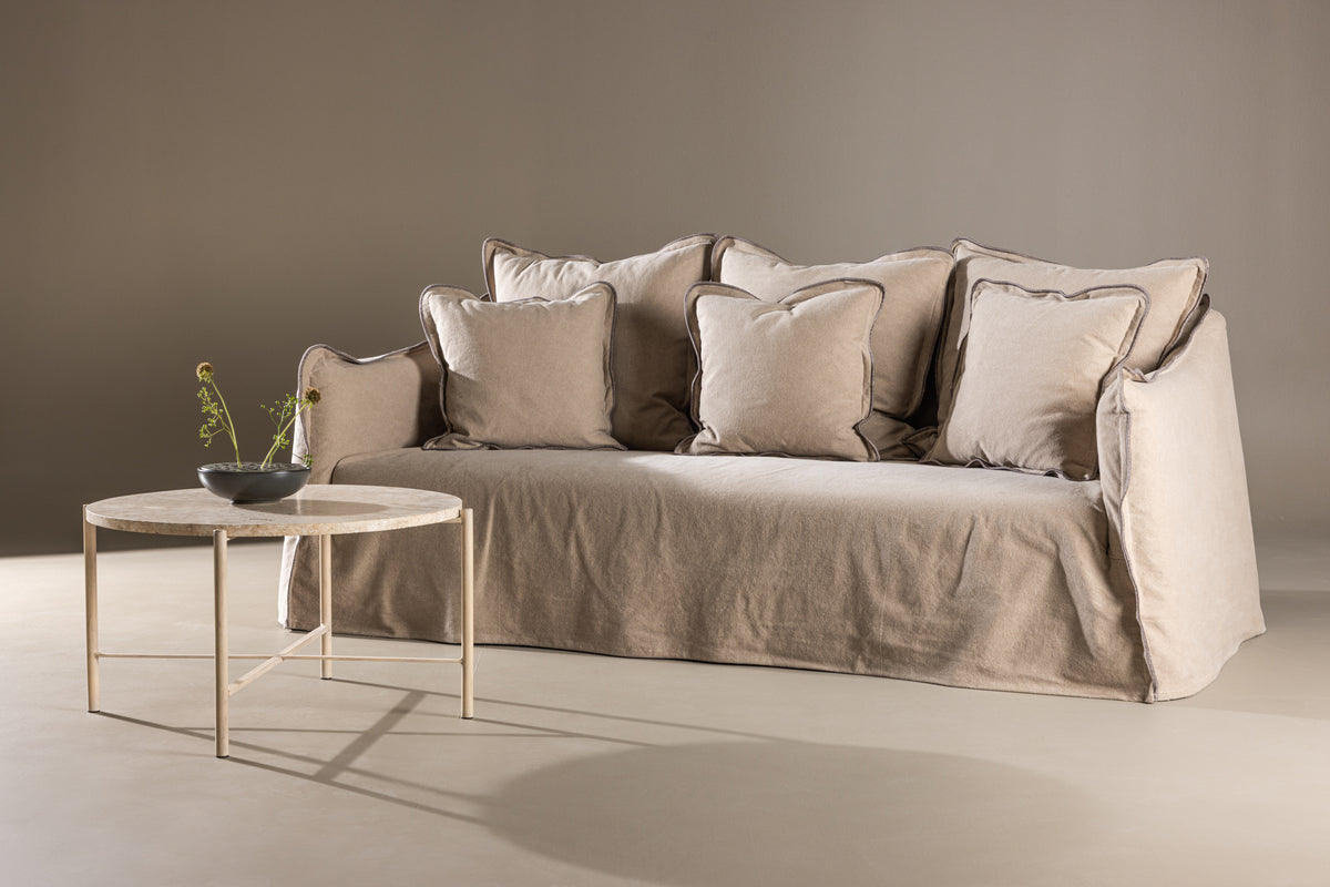 3-Seat Sofa Brown