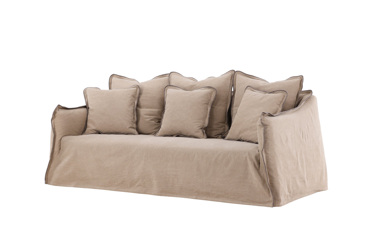 3-Seat Sofa Brown