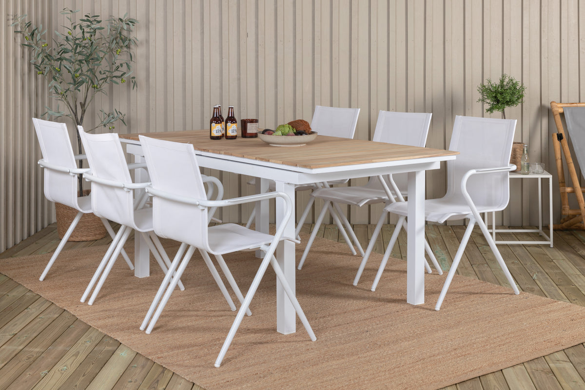 Rectangular Dining Table 76 x 160 x 90 Nature