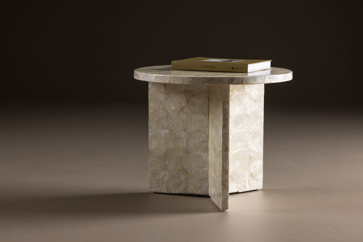 Sofa Table Ø40,5 Beige