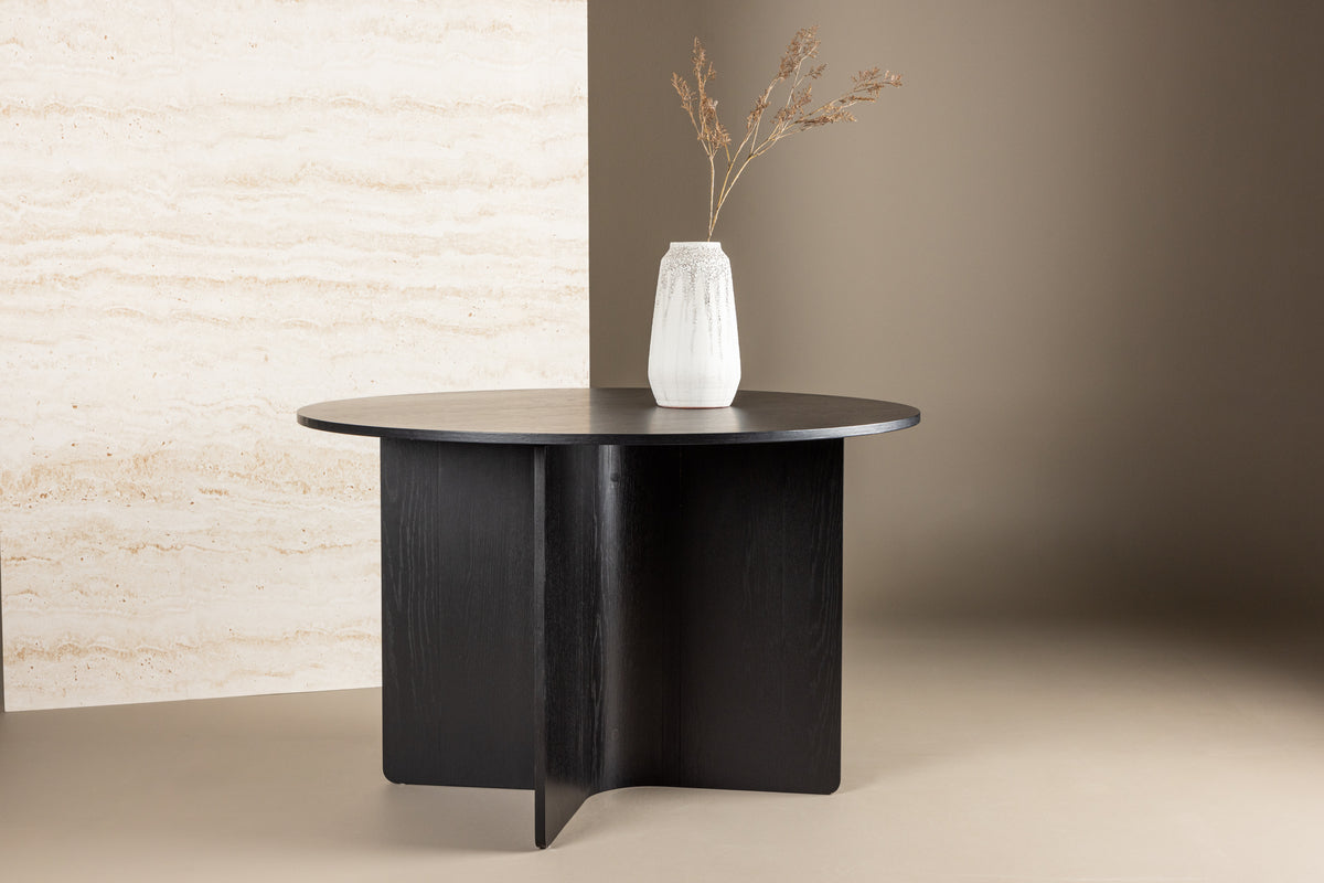 Round Dining Table ø120 Black