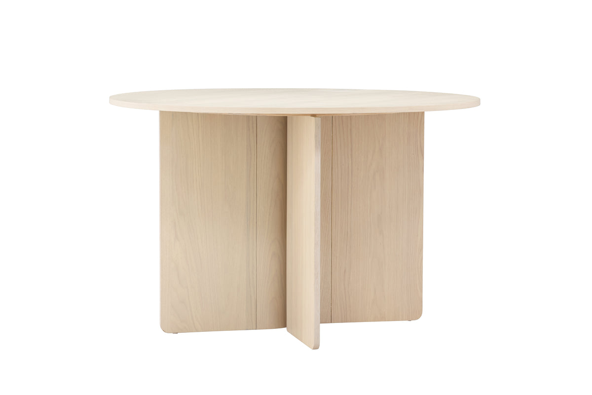 Round Dining Table ø120 Whitewash