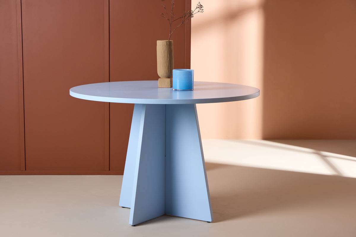 Round Dining Table ⌀110 Blue