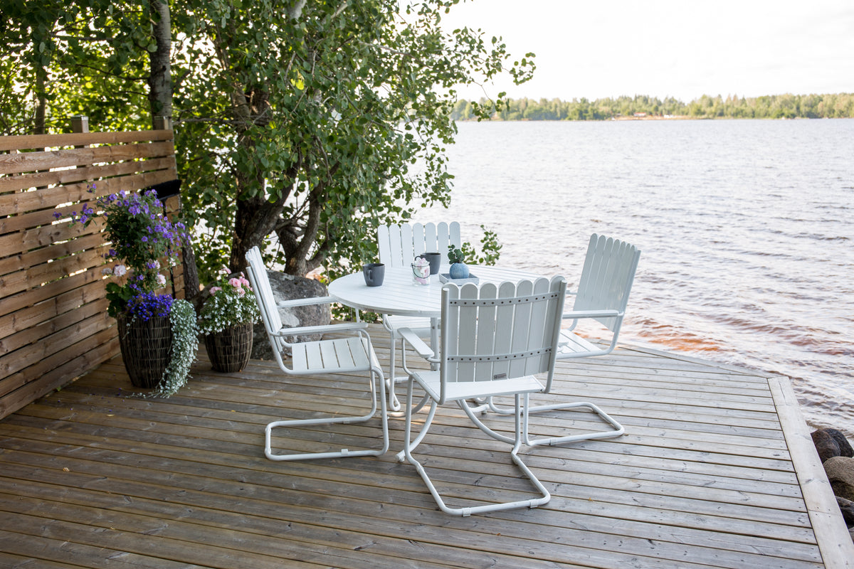 Dining Set White White