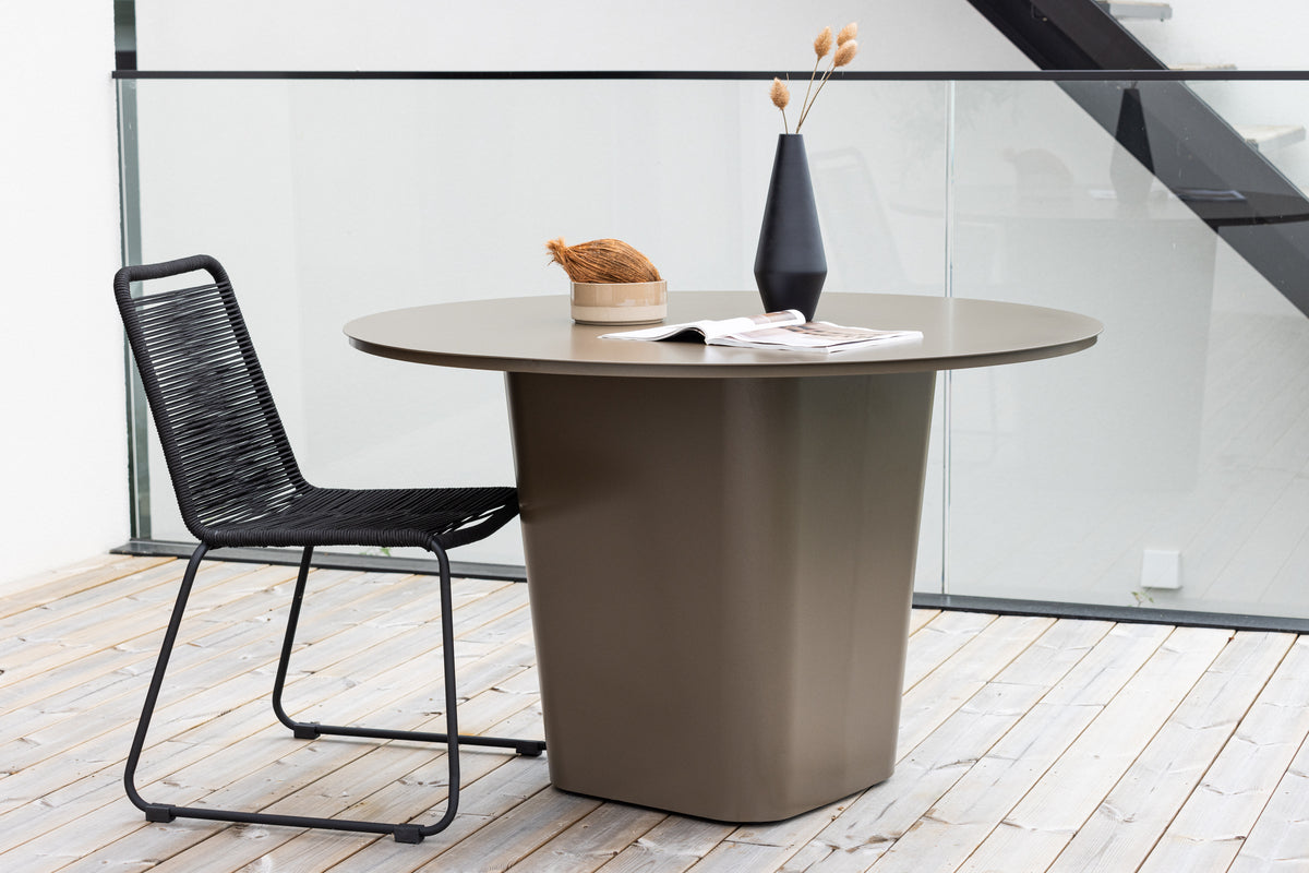 Round Dining Table ø120 Brown