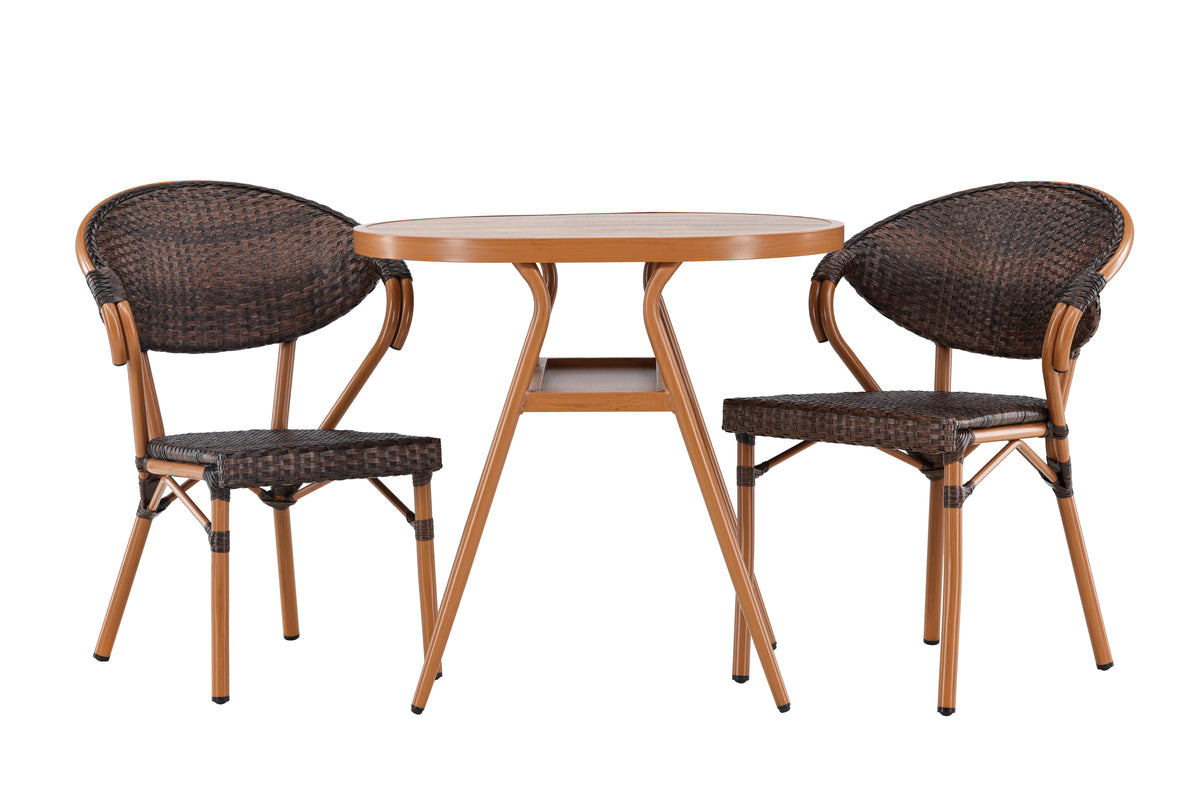 Cafe Set Brown