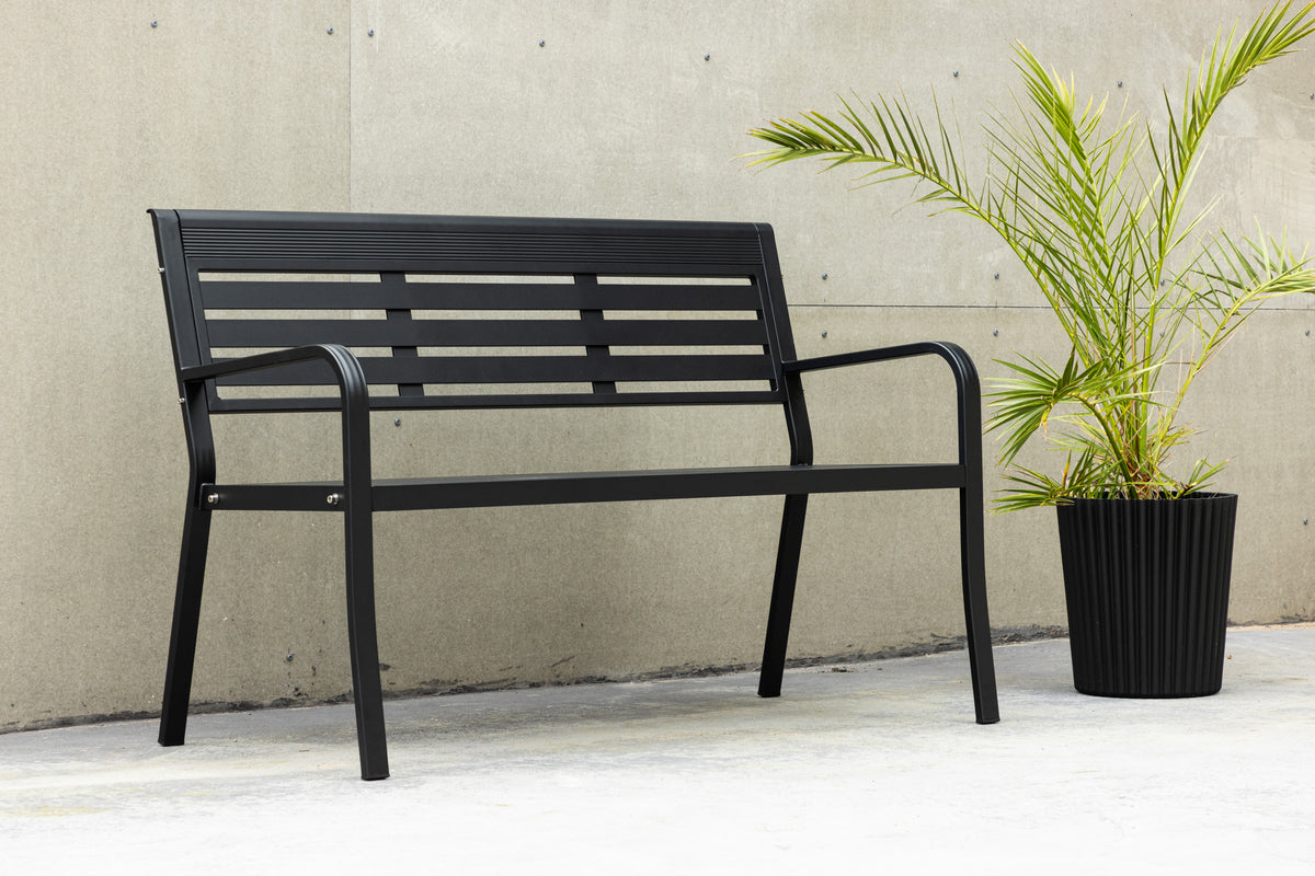 Bench Sofa 84x125x60 Black