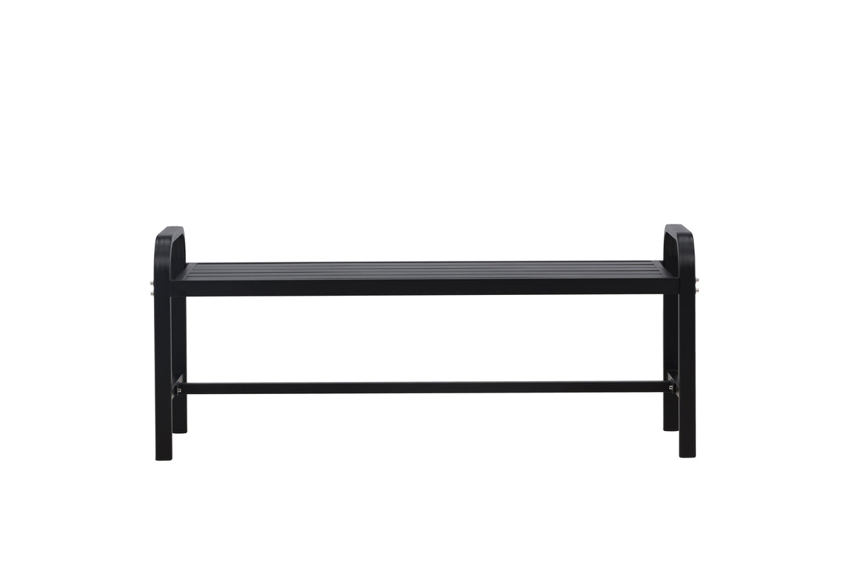 Bench 52x125x42 Black