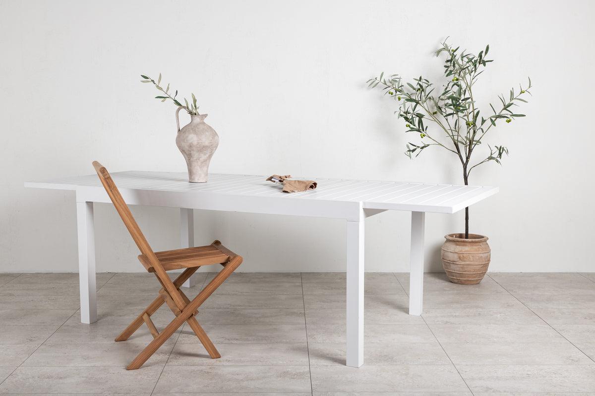 Rectangular Dining Table 75 x 160 x 100 White