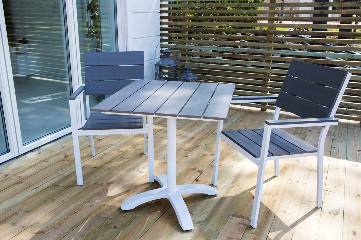 Cafe Table 75 x 70 x 70 Grey