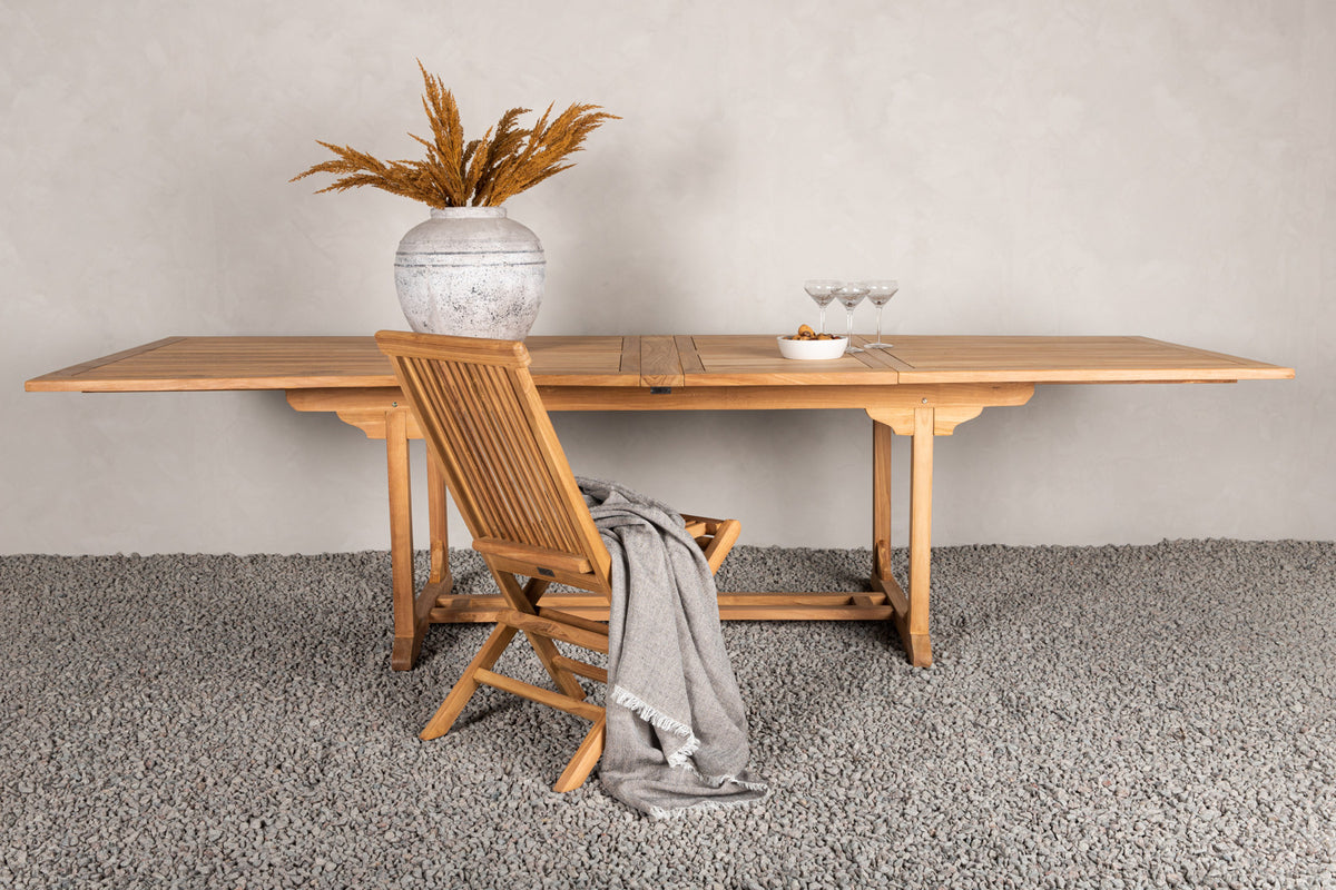 Rectangular Dining Table 76 x 195 x 110 Nature