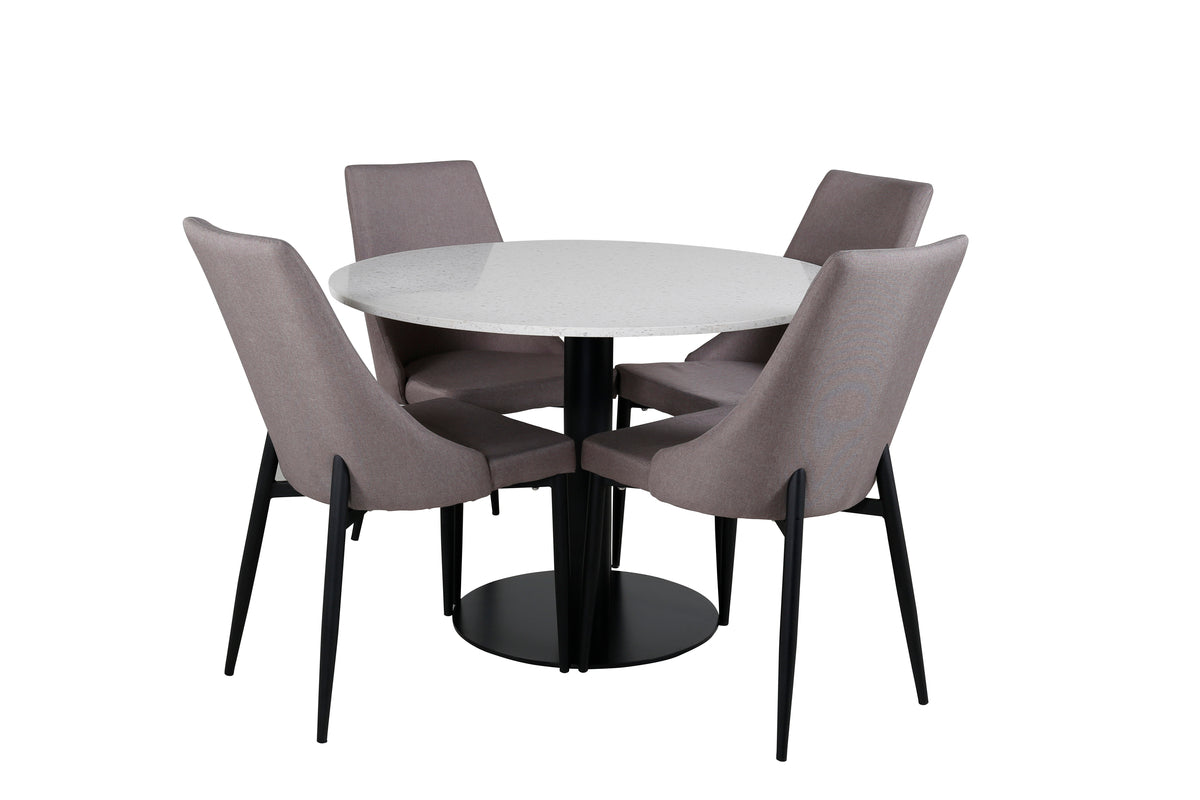 Round Dining Table ø106 White +