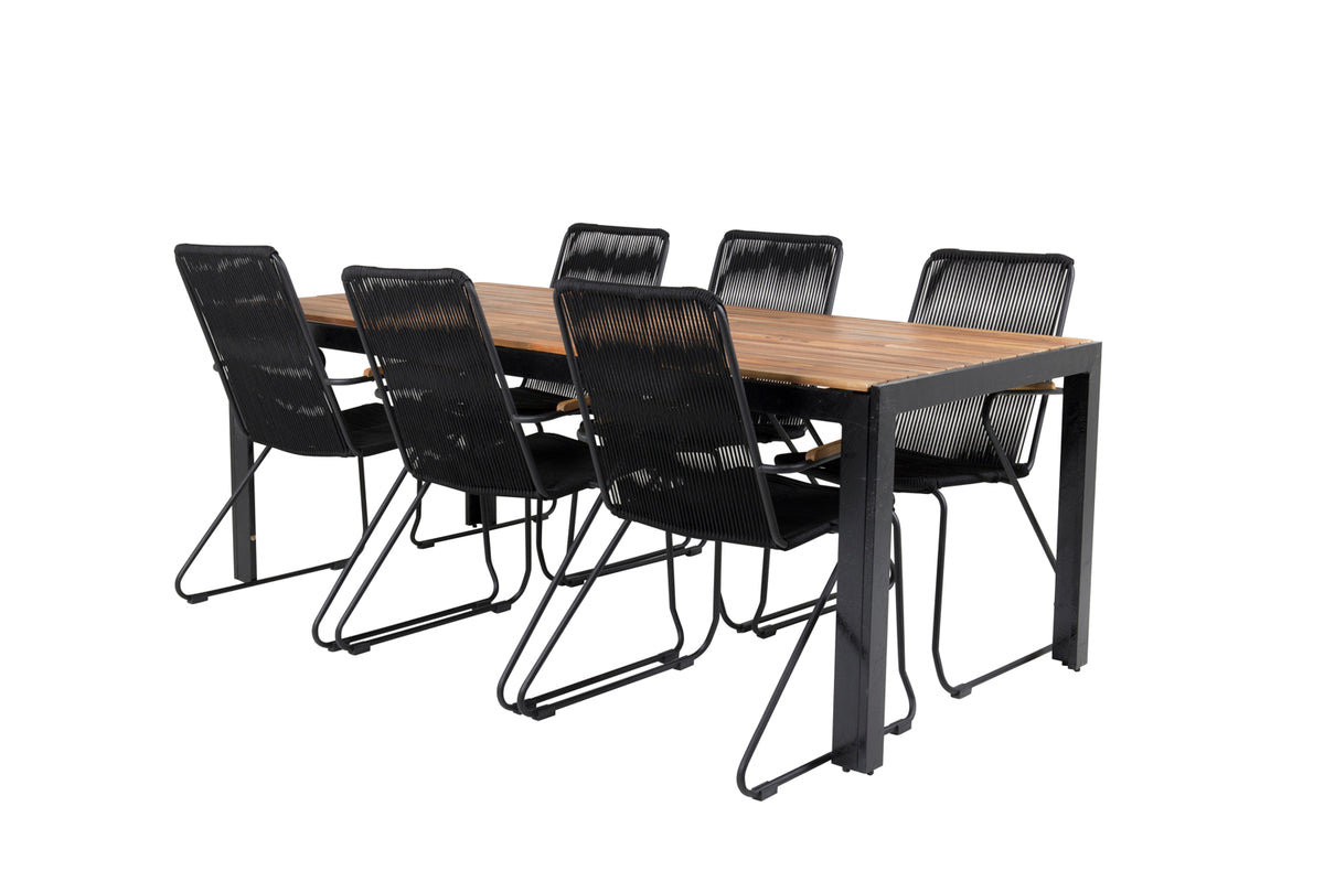 Dining Set Black Nature