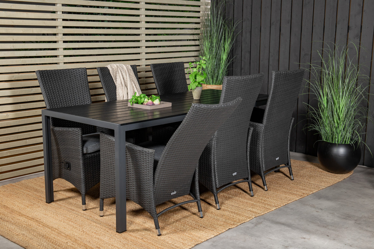Recliner Chair 2-pack Black +