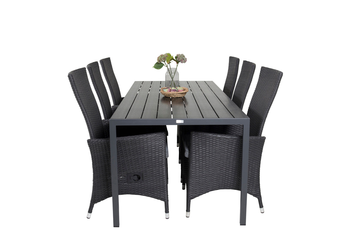 Recliner Chair 2-pack Black +