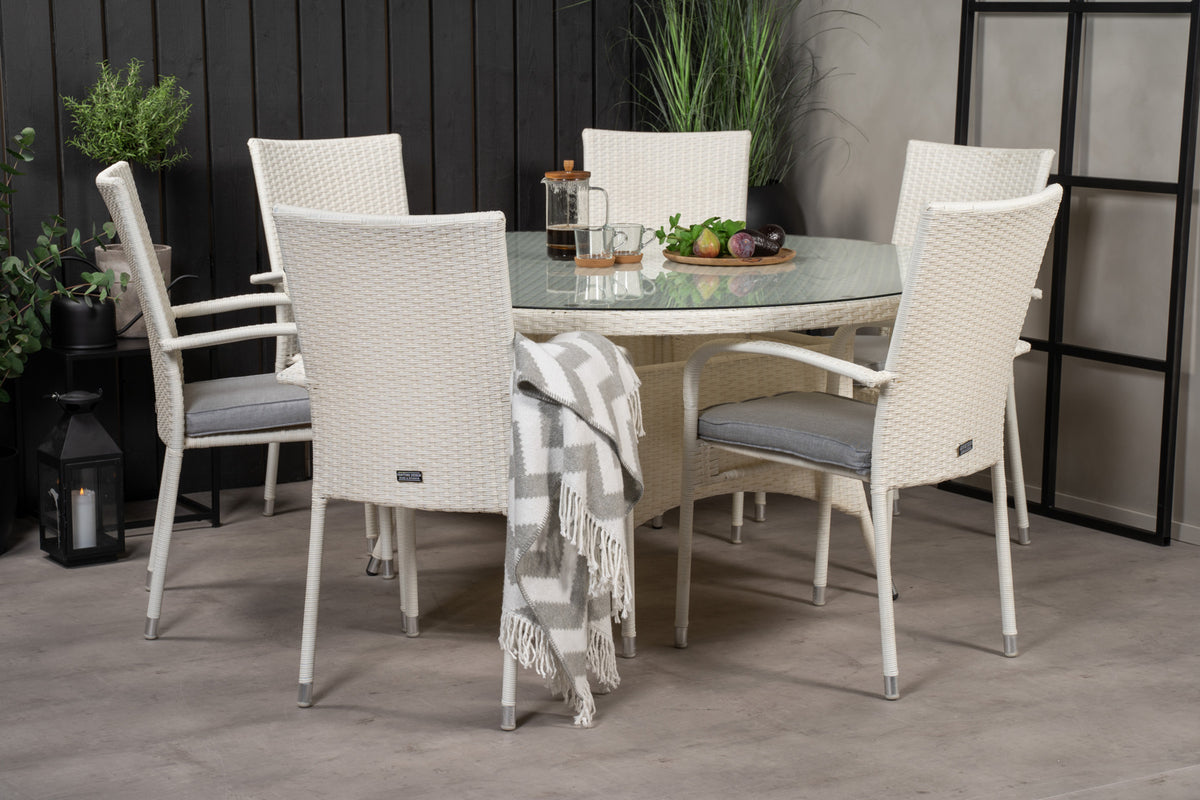 Dining Set White White