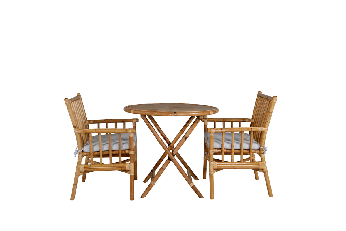 Dining Chair Nature + Cafe Table ø80 Nature