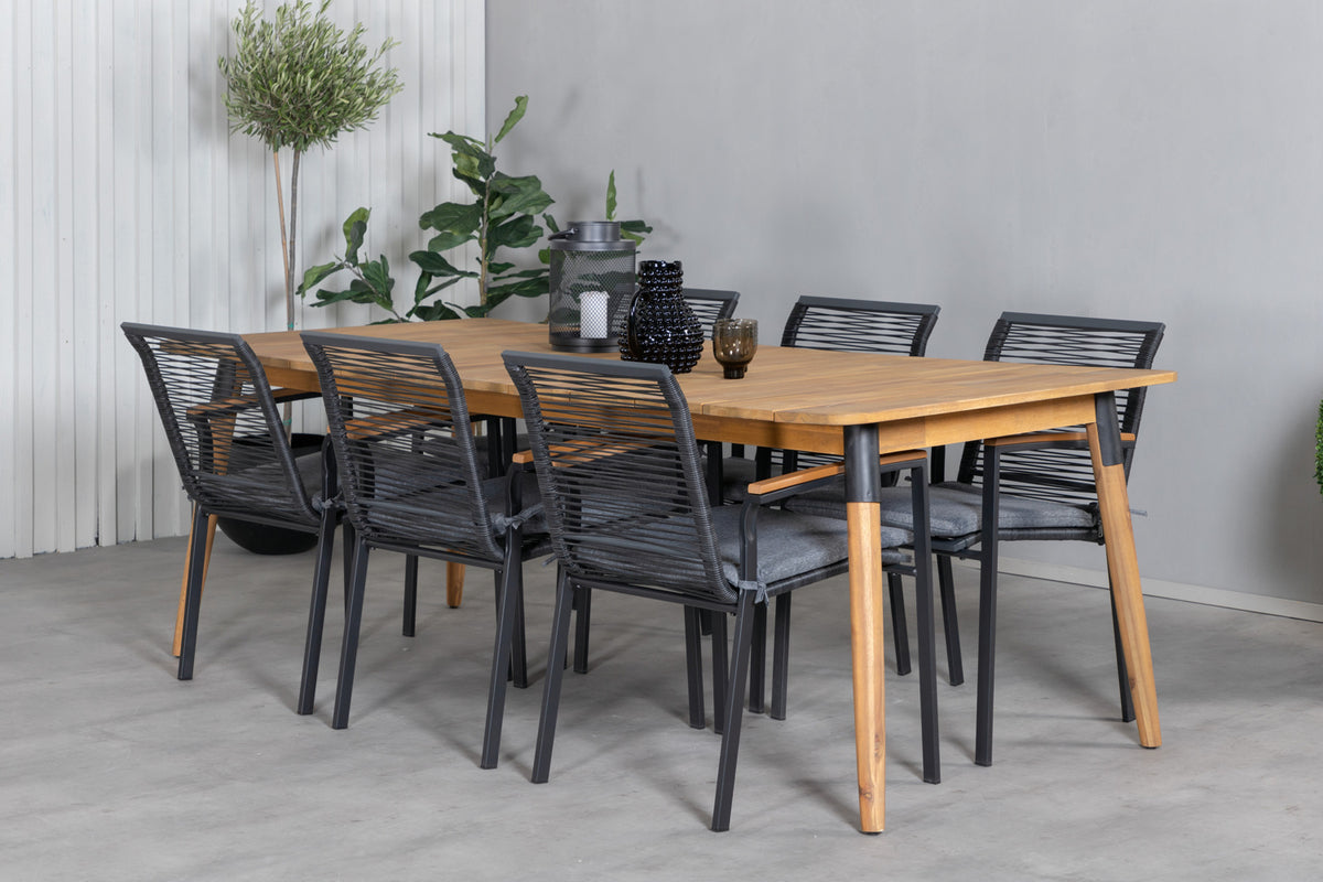 Dining Set Black Nature