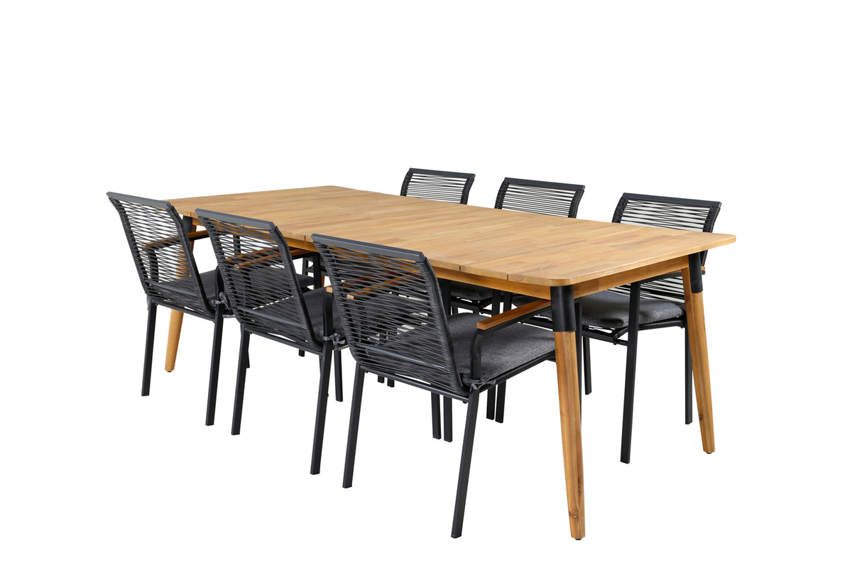 Dining Set Black Nature