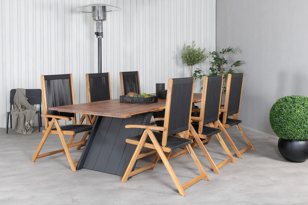 Dining Set Black Nature