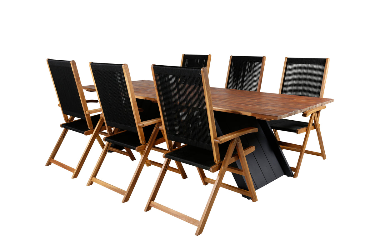 Dining Set Black Nature