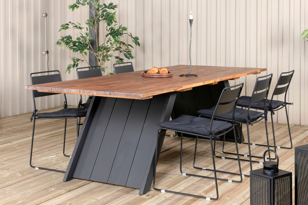 Dining Set Black Nature