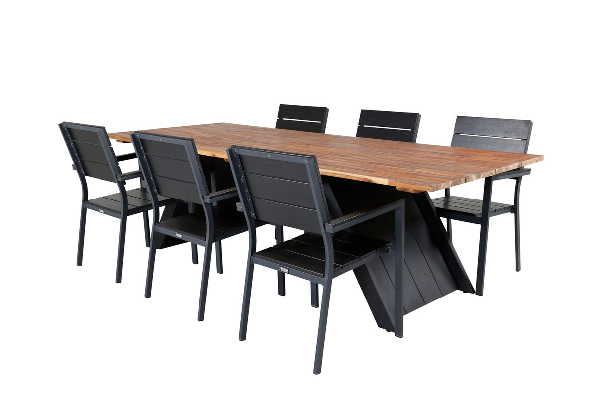 Dining Set Black Nature