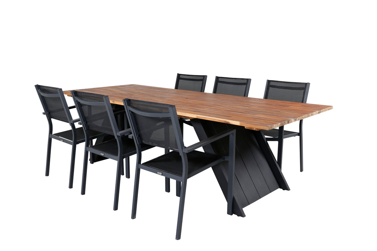 Dining Set Black Nature