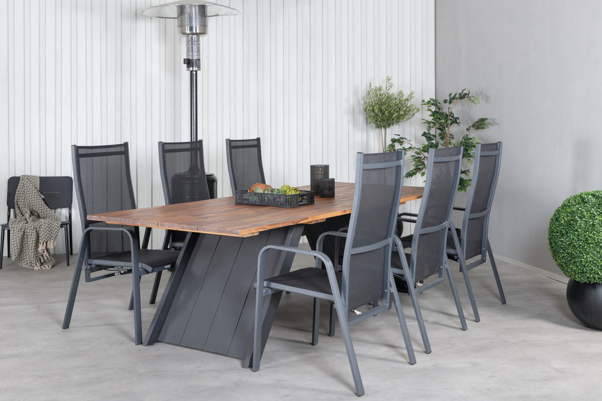 Dining Set Black Nature