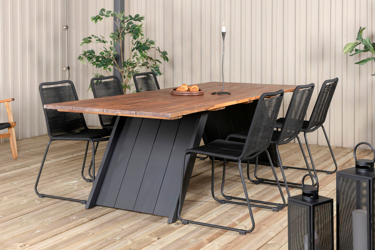 Dining Set Black Nature