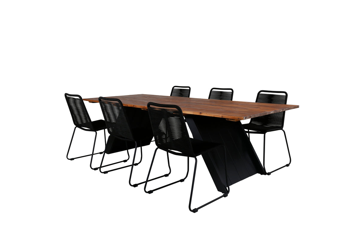 Dining Set Black Nature