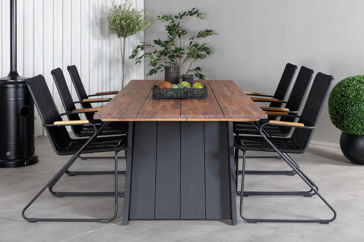 Dining Set Black Nature