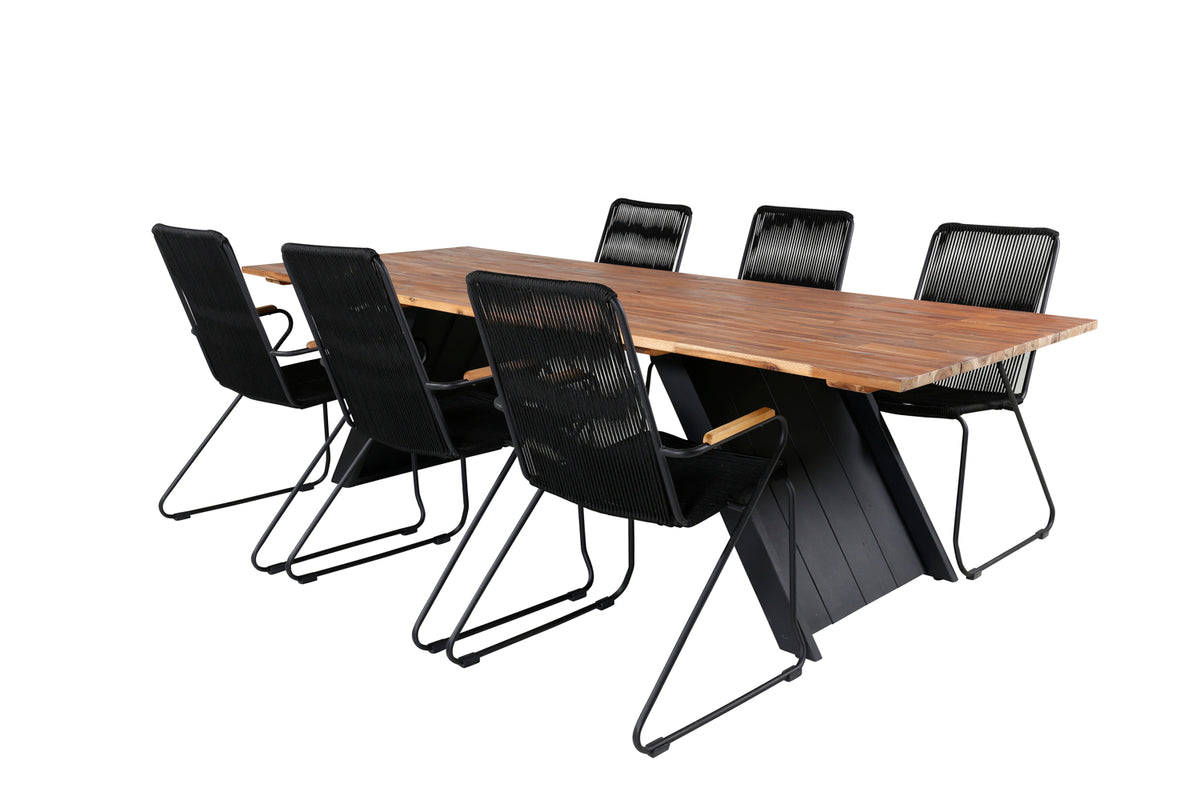 Dining Set Black Nature