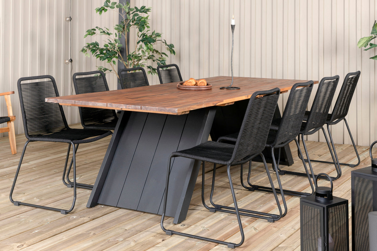 Dining Set Black Nature