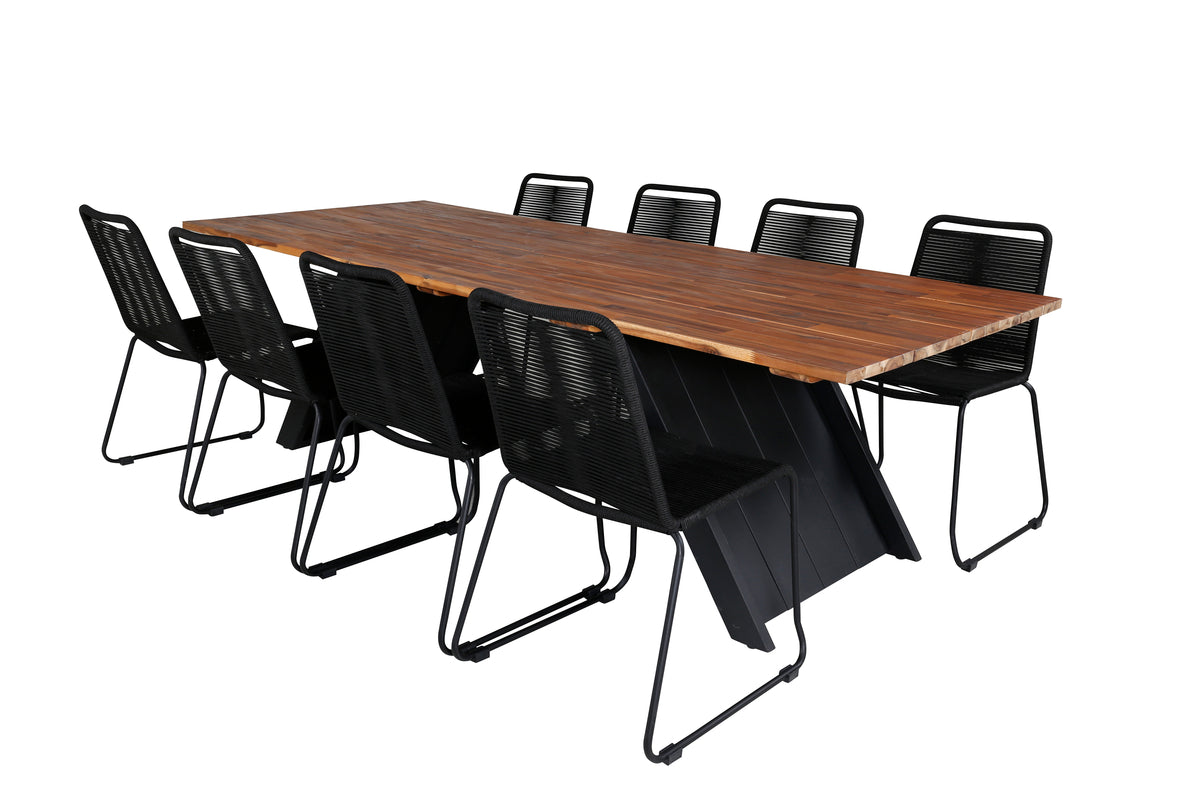 Dining Set Black Nature