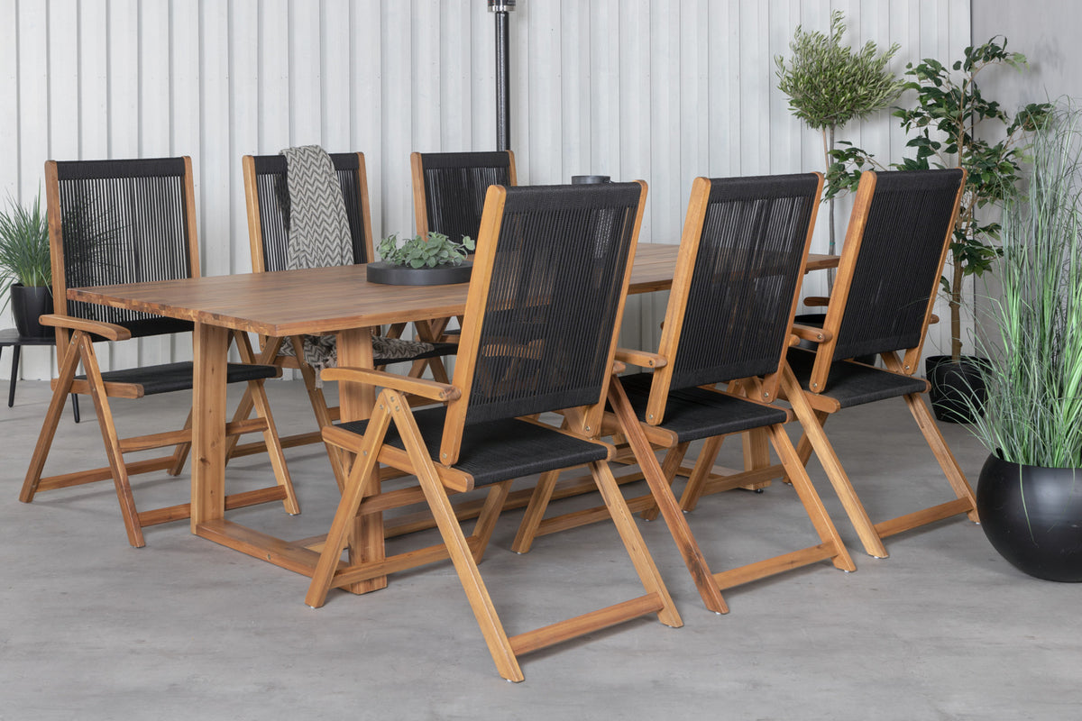 Dining Set Black Nature