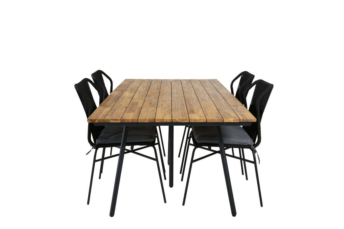 Dining Set Black Nature