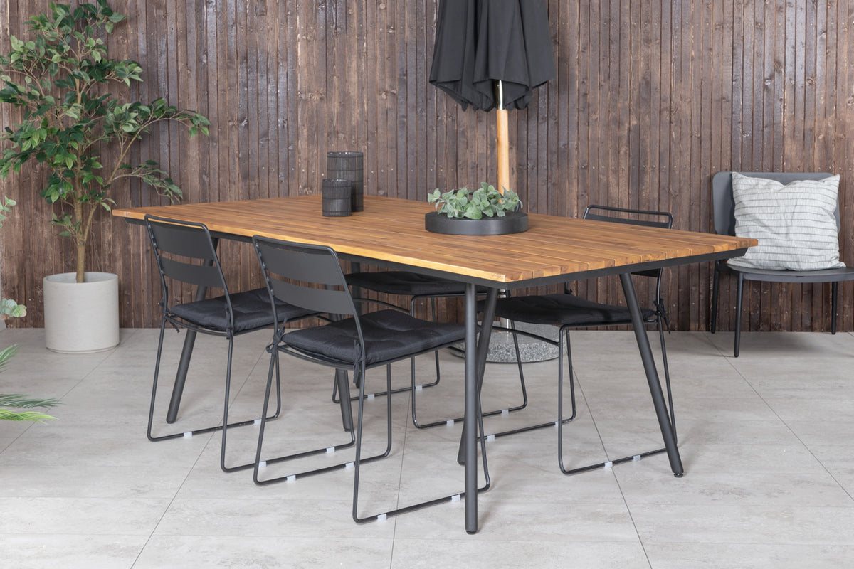 Dining Set Black Nature