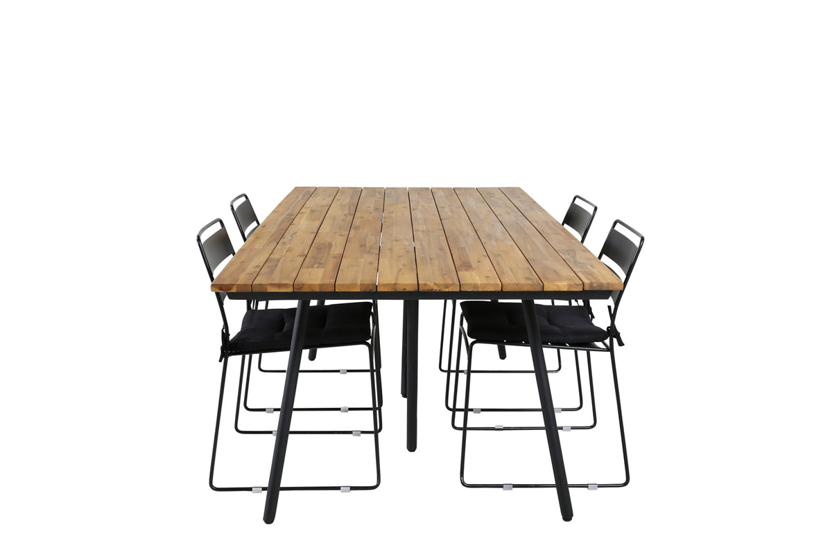 Dining Set Black Nature