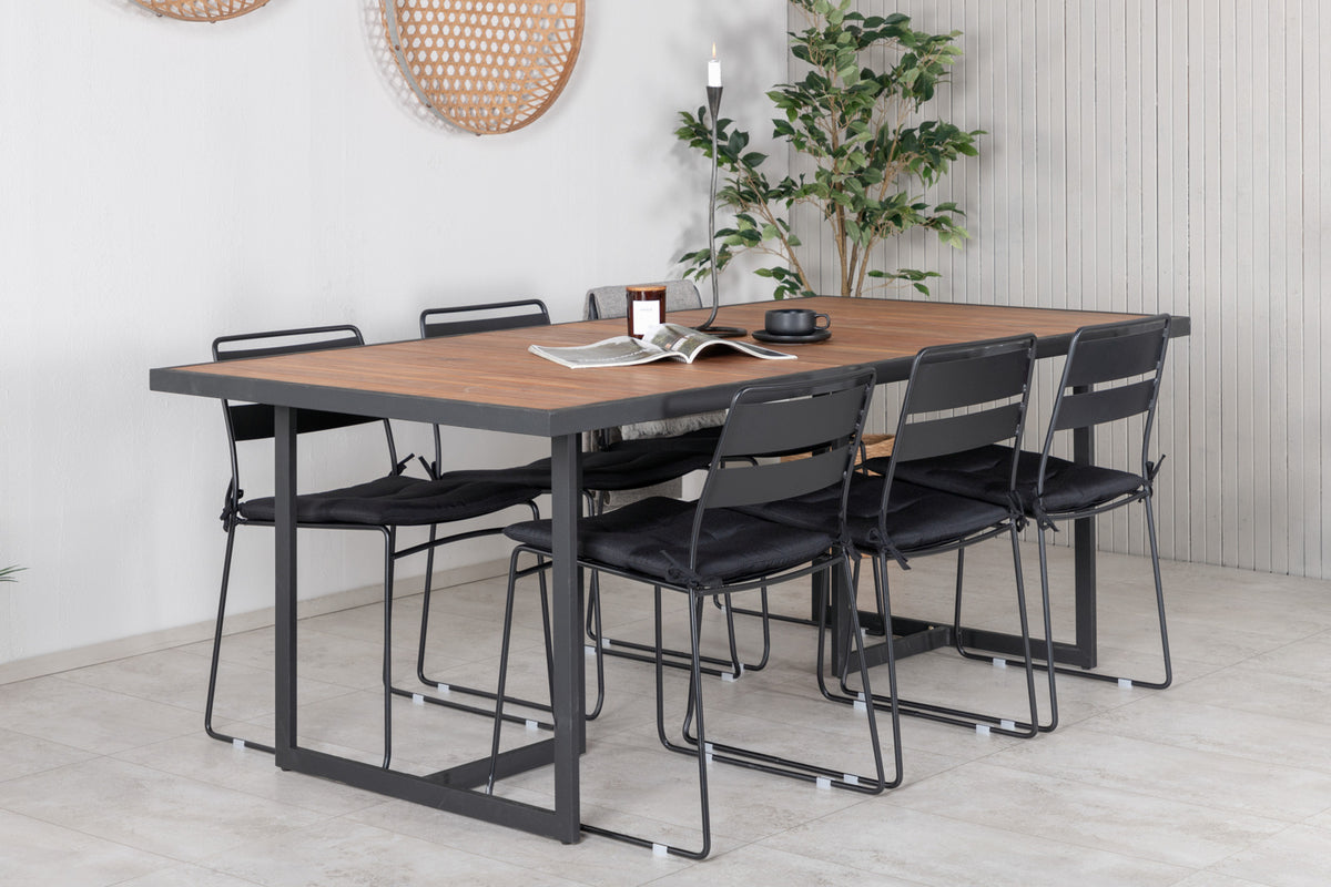 Dining Set Black Nature